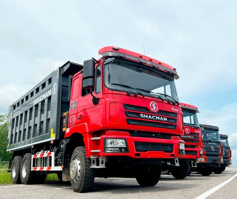 SHACMAN 6*4/8*4 Dump Truck Semi Trailer Được thiết kế để vận chuyển hiệu quả các vật liệu lớn và chất thải ở châu Phi