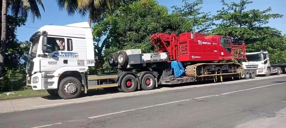 Thép đa trục tùy biến CIMC Semi-trailer thấp