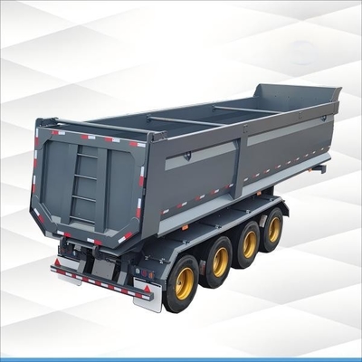 Africa Heavy-Duty Dump Truck Semi Trailer: Được thiết kế để vận chuyển hiệu quả và dỡ chất liệu và chất thải
