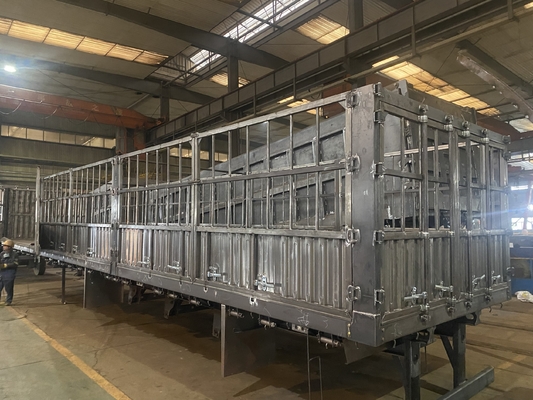 Nhà sản xuất xe tải Trung Quốc CIMC chấp nhận xe bán kéo tùy chỉnh với công suất tải tối đa 100T
