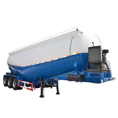 Trọng lượng nặng Thùng xăng khô Máy thổi 3 trục 45 tấn 45 Cbm Thùng xăng bột bán tải