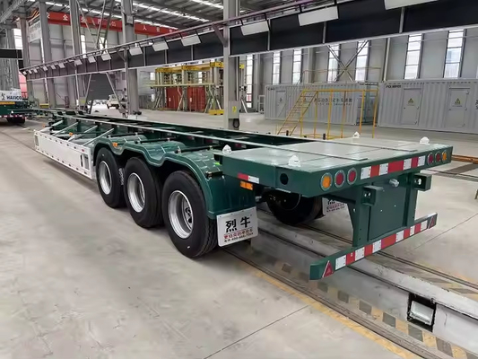 CIMC 3 trục 40ft 20ft Skeleton Semi Trailer Container Chassis cho các bộ phận vận chuyển container