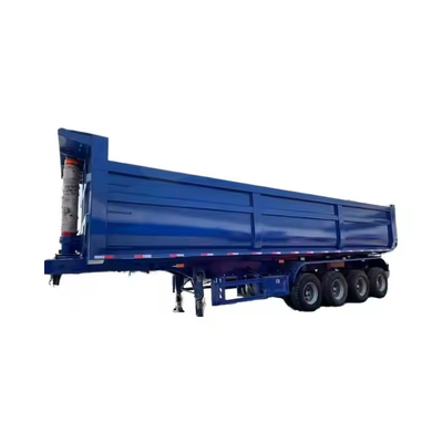 Trailer xe tải CIMC 3 trục 4 trục U Loại Đoạn giới thiệu phía sau U SHAPE TIPP SEMI