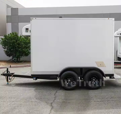 CIMC Động cơ nhỏ Tiêu chuẩn Úc tùy chỉnh Phòng lạnh di động Cung cấp thực phẩm lạnh Truck trailer