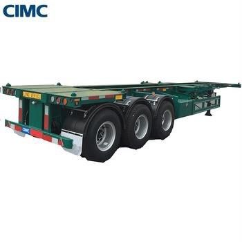 3 trục chất lượng cao, dung lượng tải trọng, xe kéo, bộ phận xương, vận chuyển container