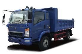 Blue Light Dump Truck 4X2 với dung lượng bể nhiên liệu 200-300L
